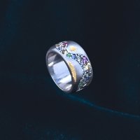 A Sapphire River Ring