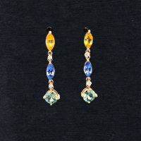 Trio Sapphire Earring